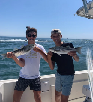 Striped bass fishing!